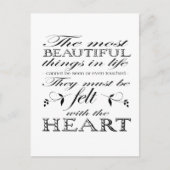 Carte Postale Les Plus Belles Choses (Devant)