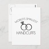 Carte Postale Les plus petites menottes du monde (Devant / Derrière)