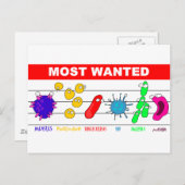 Carte Postale Les plus Recherchés (Devant / Derrière)