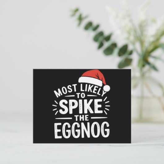 Carte Postale Les Plus Susceptibles D'Aiguiller Le Matching Noël (Debout devant)