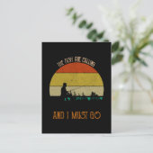 Carte Postale Les poissons m'appellent et je dois y aller (Debout devant)