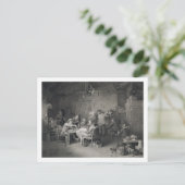 Carte Postale Les politiciens du village, gravé par Abraham Raim (Debout devant)