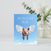 Carte Postale Les porcs pourraient voler (Debout devant)