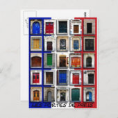Carte Postale Les Portes De Paris (Devant / Derrière)