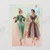 Carte Postale Les premiers de la saison (Devant / Derrière)