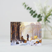 Carte Postale Les premiers matins dans les bois (Debout devant)