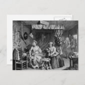 Carte Postale Les progrès d'A Harlot (Devant / Derrière)