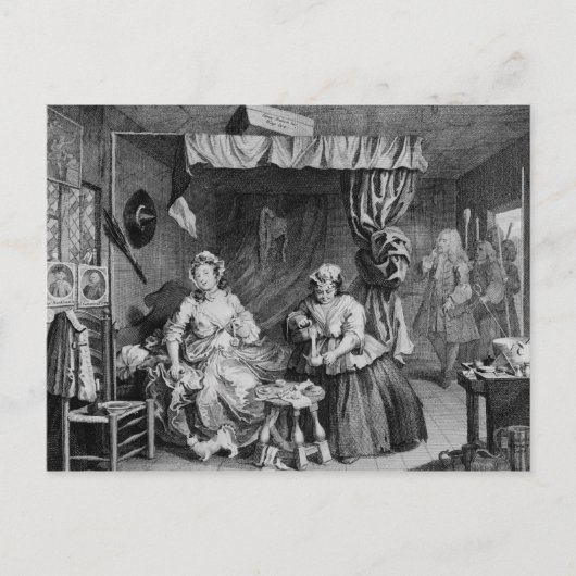 Carte Postale Les progrès d'A Harlot (Devant)