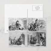 Carte Postale Les progrès de John Bull (Devant / Derrière)