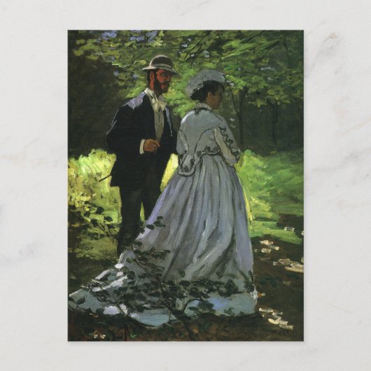 Carte Postale Les Promenades, alias Les Poussettes par Claude Mo (Devant)
