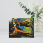 Carte Postale Les pugilistes (Debout devant)