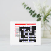 Carte Postale Les Puzzles De Mots Croisés Sont Frustrants (Debout devant)