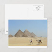 Carte Postale Les Pyramides (Devant / Derrière)