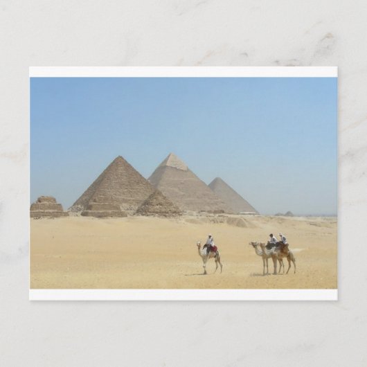 Carte Postale Les Pyramides (Devant)