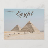 Carte Postale Les pyramides de Gizeh à Gizeh en Egypte (Devant)
