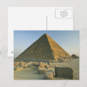 Carte Postale Les Pyramides de Gizeh, qui ont presque 5000 2 (Devant / Derrière)
