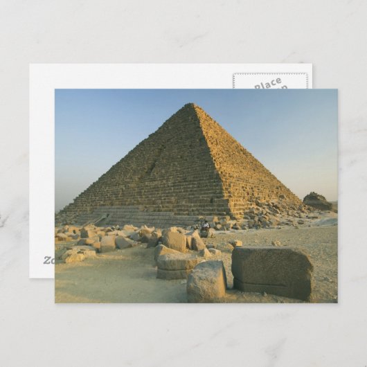 Carte Postale Les Pyramides de Gizeh, qui sont presque 5000 2 (Devant / Derrière)