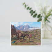 Carte Postale Les Pyrénées par Rosa Bonheur (Debout devant)