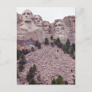 Carte Postale Les quatre du Mont Rushmore