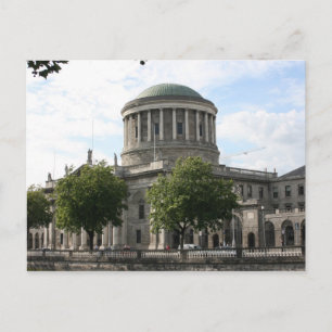 Carte Postale Les Quatre Tribunaux, Dublin, Irlande