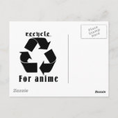 Carte Postale Les racines de l'Anime (Dos)