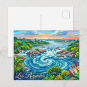 Carte Postale Les Rapides (fleuve Congo) République du Congo (Devant / Derrière)
