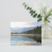 Carte Postale Les réflexions du début du matin Paysage (Debout devant)