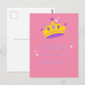 Carte Postale Les reines naissent en janvier (Devant / Derrière)