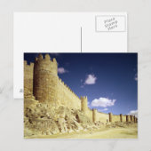 Carte Postale Les remparts de la ville (Devant / Derrière)