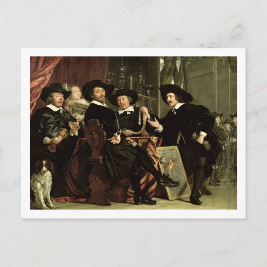 Carte Postale Les représentants de la Compagnie des Bowyers de S (Devant)