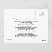 Carte Postale les rêves de bubbler (Dos)