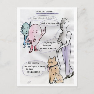 Carte Postale les rêves de bubbler