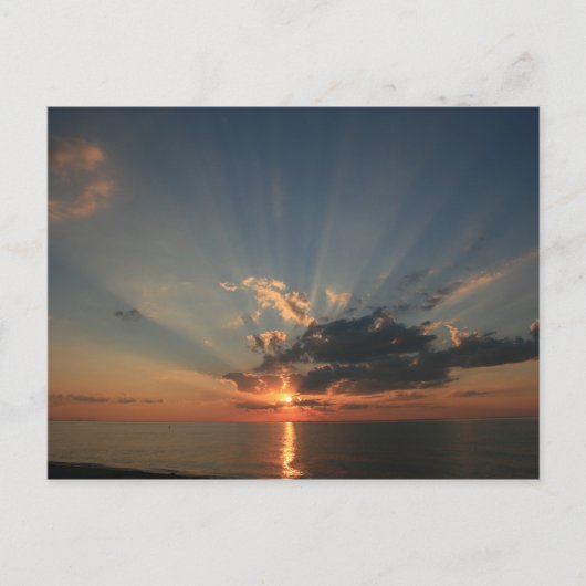 Carte Postale Les rêves de coucher du soleil (Devant)