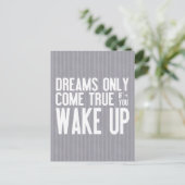 Carte Postale Les rêves viennent vrai (Debout devant)