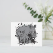 Carte Postale Les Rhinos (Debout devant)