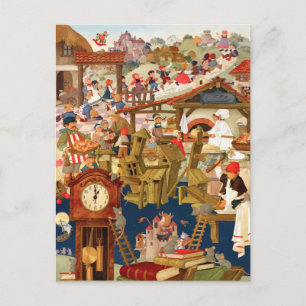 Carte Postale Les rimes préférées de la Nursery