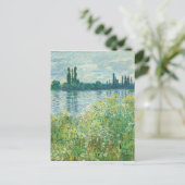Carte Postale Les rives de la Seine par Monet (Debout devant)