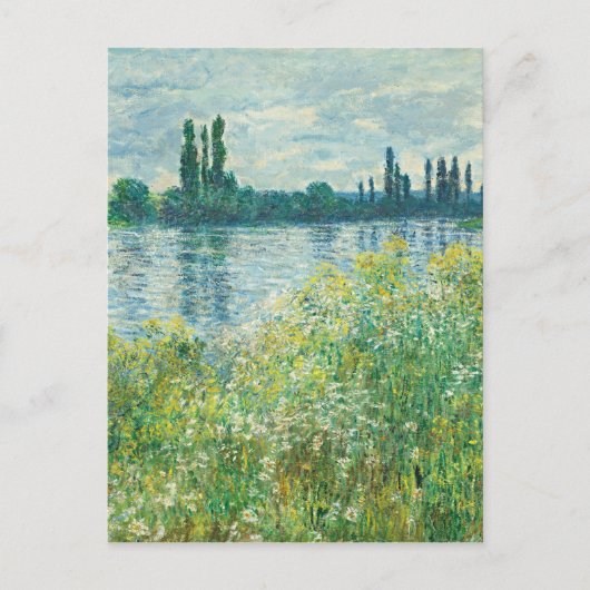 Carte Postale Les rives de la Seine par Monet (Devant)
