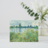 Carte Postale Les rives de la Seine par Monet (Debout devant)