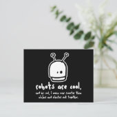 Carte Postale les robots sont cool2 (Debout devant)