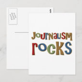 Carte Postale Les rochers du journalisme (Devant / Derrière)