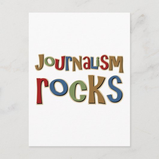 Carte Postale Les rochers du journalisme (Devant)