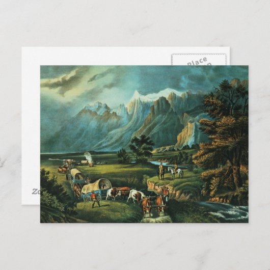 Carte Postale Les Rocheuses (Devant / Derrière)