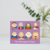 Carte Postale Les rois Plantagenet (Debout devant)