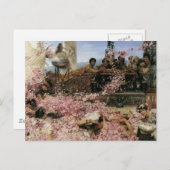 Carte Postale Les Roses de Heliogabalus, 1888 (Devant / Derrière)