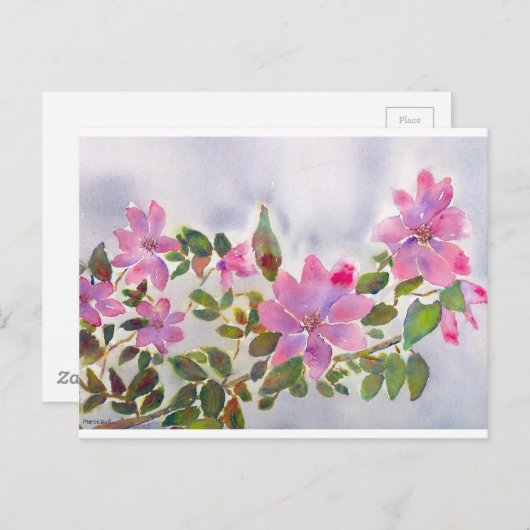 Carte Postale Les Roses de Nana (Devant / Derrière)