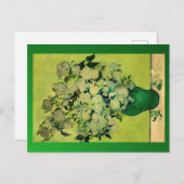 Carte Postale Les Roses de Vincent Van Gogh (Devant / Derrière)