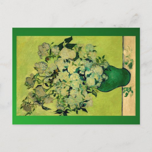 Carte Postale Les Roses de Vincent Van Gogh (Devant)