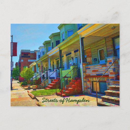 Carte Postale Les rues de Hampden (Devant)