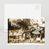 Carte Postale Les rues du Vieux Hong Kong (Devant / Derrière)